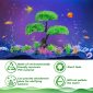 Artificial Aquarium Plastic Plants Decor green details