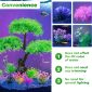 Artificial Aquarium Plastic Plants Decor green details1