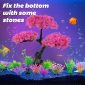 Artificial Aquarium Plastic Plants Decor pink feature1