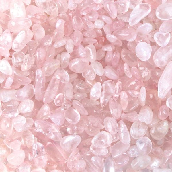 Rose Quartz Pebble Stones Decor for Fish Tank