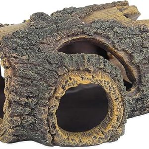 Unique Hollow Tree Tank Ornament Decor 1